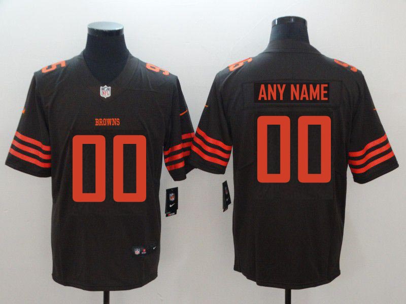 Custom Men Cleveland Browns brown Nike Vapor Untouchable Limited Playe NFL Jerseys->brooklyn nets->NBA Jersey